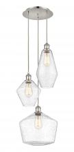 Innovations Lighting 113B-3P-PN-G654-MU - Cindyrella - 3 Light - 17 inch - Polished Nickel - Cord hung - Multi Pendant