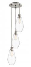 Innovations Lighting 113B-3P-SN-G652-7 - Cindyrella - 3 Light - 14 inch - Brushed Satin Nickel - Cord Hung - Multi Pendant