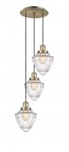 Innovations Lighting 113F-3P-AB-G664-7 - Bullet - 3 Light - 14 inch - Antique Brass - Cord hung - Multi Pendant