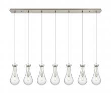 Innovations Lighting 127-451-1P-SN-G451-5SDY - Owego - 7 Light - 49 inch - Brushed Satin Nickel - Linear Pendant