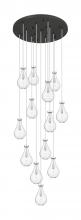 Innovations Lighting 132BK-451-1P-SN-G451-7CL - Owego - 13 Light - 32 inch - Brushed Satin Nickel - Multi Pendant