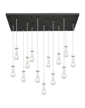 Innovations Lighting 154BK-451-1P-SN-G451-4SDY - Owego - 13 Light - 54 inch - Brushed Satin Nickel - Multi Pendant