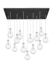 Innovations Lighting 154BK-451-1P-SN-G451-7CL - Owego - 13 Light - 54 inch - Brushed Satin Nickel - Multi Pendant