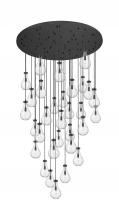 Innovations Lighting 160BK-451-1P-BK-G451-7CL - Owego - 31 Light - 60 inch - Matte Black - Multi Pendant