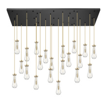Innovations Lighting 172BK-451-1P-CB-G451-4SDY - Owego - 21 Light - 71 inch - Champagne Bronze - Multi Pendant