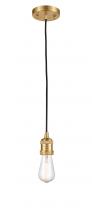 Innovations Lighting 200C-SG-LED - Bare Bulb - 1 Light - 3 inch - Satin Gold - Cord hung - Mini Pendant