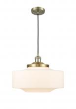 Innovations Lighting 201C-AB-G691-16 - Bridgeton - 1 Light - 16 inch - Antique Brass - Cord hung - Mini Pendant