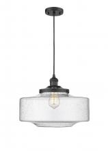 Innovations Lighting 201C-BK-G694-16 - Bridgeton - 1 Light - 16 inch - Matte Black - Cord hung - Mini Pendant