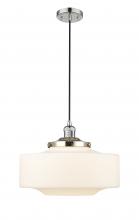 Innovations Lighting 201C-PN-G691-16 - Bridgeton - 1 Light - 16 inch - Polished Nickel - Cord hung - Mini Pendant