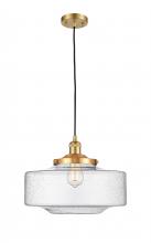 Innovations Lighting 201C-SG-G694-16 - Bridgeton - 1 Light - 16 inch - Satin Gold - Cord hung - Mini Pendant