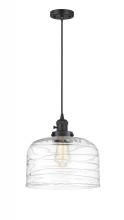 Innovations Lighting 201CSW-BK-G713-L - Bell - 1 Light - 12 inch - Matte Black - Cord hung - Mini Pendant