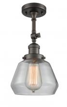 Innovations Lighting 201F-OB-G172 - Fulton - 1 Light - 7 inch - Oil Rubbed Bronze - Adjustable Semi-Flush Mount