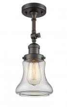 Innovations Lighting 201F-OB-G192 - Bellmont - 1 Light - 6 inch - Oil Rubbed Bronze - Adjustable Semi-Flush Mount
