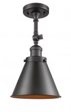 Innovations Lighting 201F-OB-M13-OB - Appalachian - 1 Light - 8 inch - Oil Rubbed Bronze - Adjustable Semi-Flush Mount