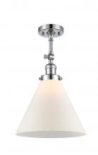 Innovations Lighting 201F-PC-G41-L - Cone - 1 Light - 12 inch - Polished Chrome - Adjustable Semi-Flush Mount