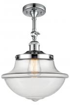 Innovations Lighting 201F-PC-G542 - Oxford - 1 Light - 12 inch - Polished Chrome - Adjustable Semi-Flush Mount