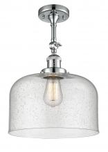 Innovations Lighting 201F-PC-G74-L - Bell - 1 Light - 12 inch - Polished Chrome - Adjustable Semi-Flush Mount