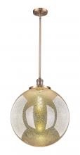 Innovations Lighting 201S-AC-G208-18 - Beacon - 1 Light - 18 inch - Antique Copper - Stem Hung - Pendant