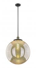 Innovations Lighting 201S-BAB-G208-18 - Beacon - 1 Light - 18 inch - Black Antique Brass - Stem Hung - Pendant