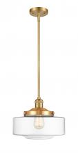 Innovations Lighting 201S-SG-G692-12 - Bridgeton - 1 Light - 12 inch - Satin Gold - Stem Hung - Mini Pendant