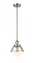 Innovations Lighting 201S-SN-HFS-61-SN - Hampden - 1 Light - 7 inch - Brushed Satin Nickel - Stem Hung - Mini Pendant