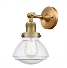 Innovations Lighting 203-BB-G324 - Olean - 1 Light - 7 inch - Brushed Brass - Adjustable Sconce