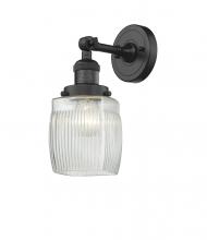 Innovations Lighting 203-BK-G302 - Colton - 1 Light - 6 inch - Matte Black - Sconce