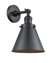Innovations Lighting 203-BK-M13-BK - Appalachian - 1 Light - 8 inch - Matte Black - Adjustable Sconce