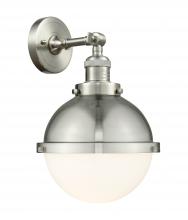 Innovations Lighting 203-SN-HFS-81-SN - Hampden - 1 Light - 9 inch - Brushed Satin Nickel - Adjustable Sconce