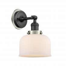 Innovations Lighting 203BK-BPSN-HRSN-G71 - Bell - 1 Light - 8 inch - Matte Black - Sconce