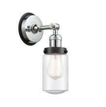 Innovations Lighting 203PC-BPBK-HRBK-G314 - Dover - 1 Light - 5 inch - Polished Chrome - Sconce