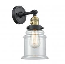 Innovations Lighting 203SW-BAB-G182-LED - Canton - 1 Light - 7 inch - Black Antique Brass - Adjustable Sconce