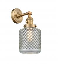 Innovations Lighting 203SW-BB-G262-LED - Stanton - 1 Light - 6 inch - Brushed Brass - Adjustable Sconce