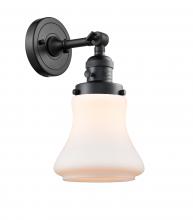 Innovations Lighting 203SW-BK-G191 - Bellmont - 1 Light - 7 inch - Matte Black - Adjustable Sconce
