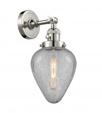 Innovations Lighting 203SW-PN-G165 - Geneseo - 1 Light - 7 inch - Polished Nickel - Adjustable Sconce