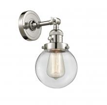 Innovations Lighting 203SW-PN-G202-6-LED - Beacon - 1 Light - 6 inch - Polished Nickel - Adjustable Sconce