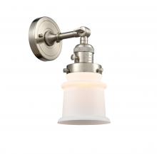 Innovations Lighting 203SW-SN-G181S-LED - Canton - 1 Light - 5 inch - Brushed Satin Nickel - Adjustable Sconce