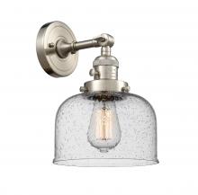 Innovations Lighting 203SW-SN-G74-LED - Bell - 1 Light - 8 inch - Brushed Satin Nickel - Adjustable Sconce