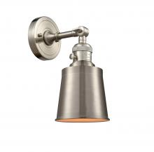 Innovations Lighting 203SW-SN-M9-SN - Addison - 1 Light - 5 inch - Brushed Satin Nickel - Adjustable Sconce