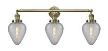 Innovations Lighting 205-AB-G165 - Geneseo - 3 Light - 32 inch - Antique Brass - Bath Vanity Light
