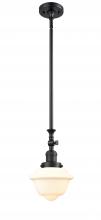 Innovations Lighting 206-BK-G531 - Oxford - 1 Light - 7 inch - Matte Black - Stem Hung - Adjustable Mini Pendant