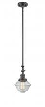 Innovations Lighting 206-OB-G532 - Oxford - 1 Light - 7 inch - Oil Rubbed Bronze - Stem Hung - Adjustable Mini Pendant