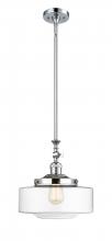 Innovations Lighting 206-PC-G692-12 - Bridgeton - 1 Light - 12 inch - Polished Chrome - Stem Hung - Mini Pendant