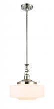 Innovations Lighting 206-PN-G691-12 - Bridgeton - 1 Light - 12 inch - Polished Nickel - Stem Hung - Mini Pendant