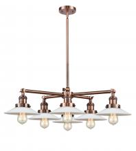 Innovations Lighting 207-6CR-AC-G1 - Halophane 6 Light Chandelier