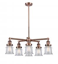 Innovations Lighting 207-6CR-AC-G182S - Small Canton 6 Light Chandelier