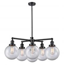 Innovations Lighting 207-6CR-BK-G202-8 - Beacon Chandelier