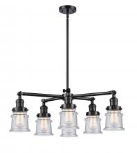 Innovations Lighting 207-6CR-OB-G184S - Small Canton 6 Light Chandelier