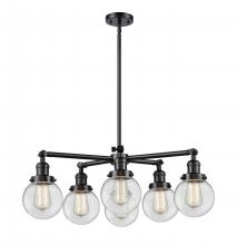 Innovations Lighting 207-6CR-OB-G202-6 - Beacon Chandelier