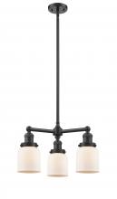 Innovations Lighting 207-OB-G51-LED - Bell - 3 Light - 19 inch - Oil Rubbed Bronze - Stem Hung - Chandelier